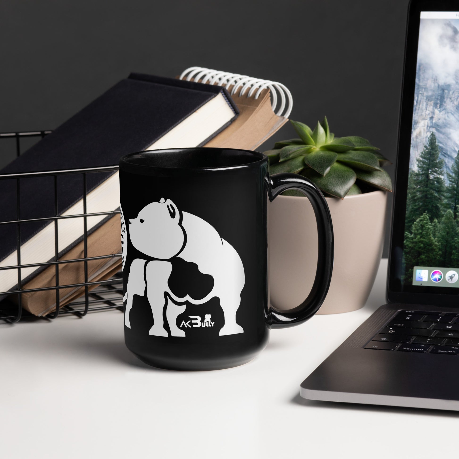 Black Glossy Bully Mug - [BULLY_BRAND]