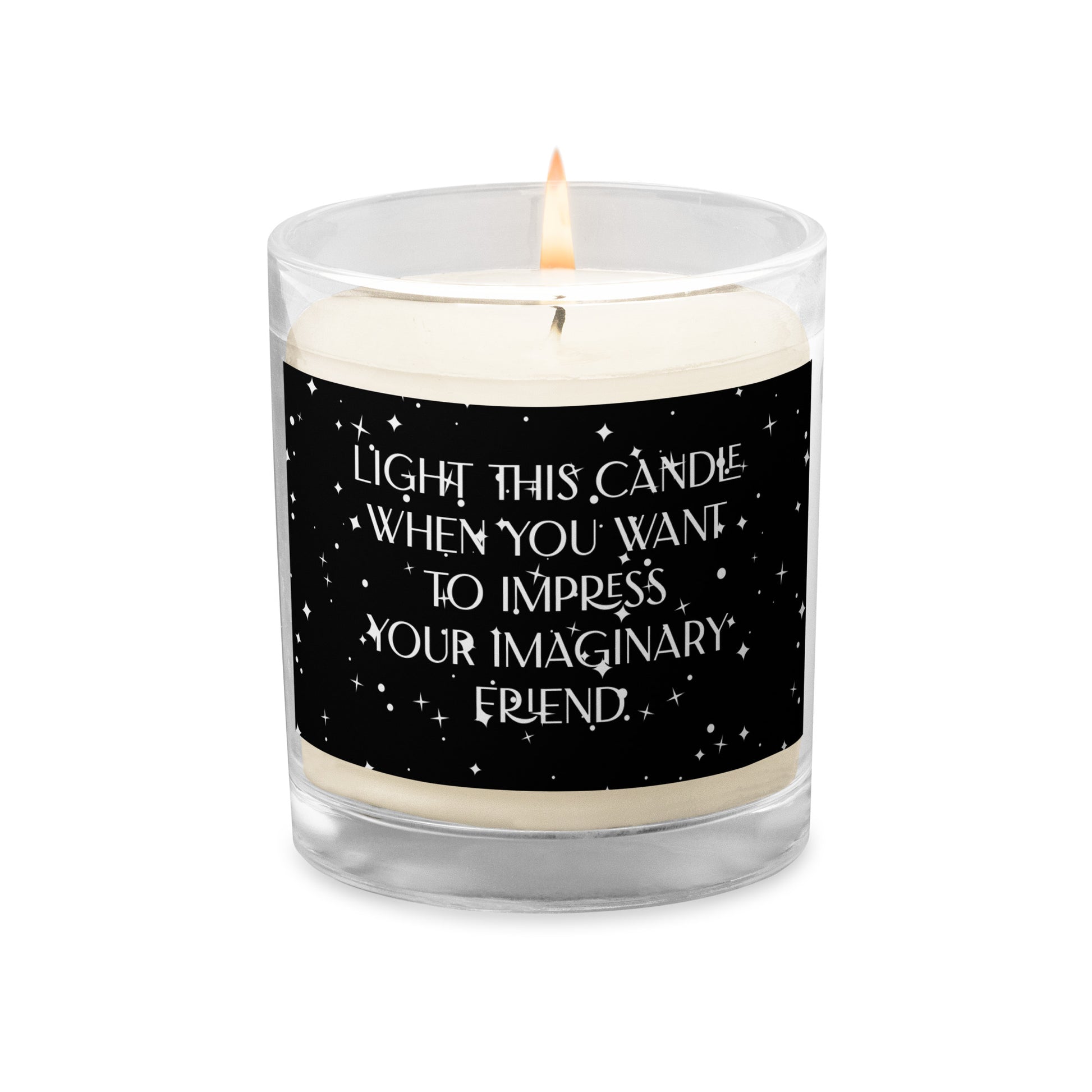 Star Glass jar soy wax candle - [BULLY_BRAND]