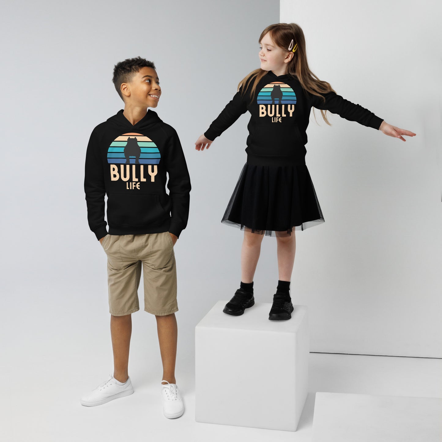 Kids BULLY LOGO eco hoodie