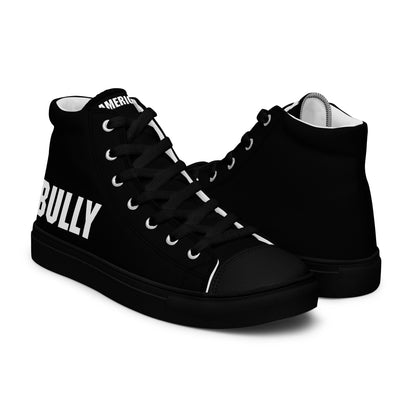 Black American high top canvas shoes - [BULLY_BRAND]