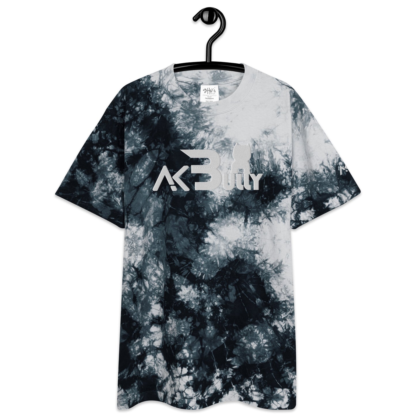 Oversized 2AKB tie-dye t-shirt