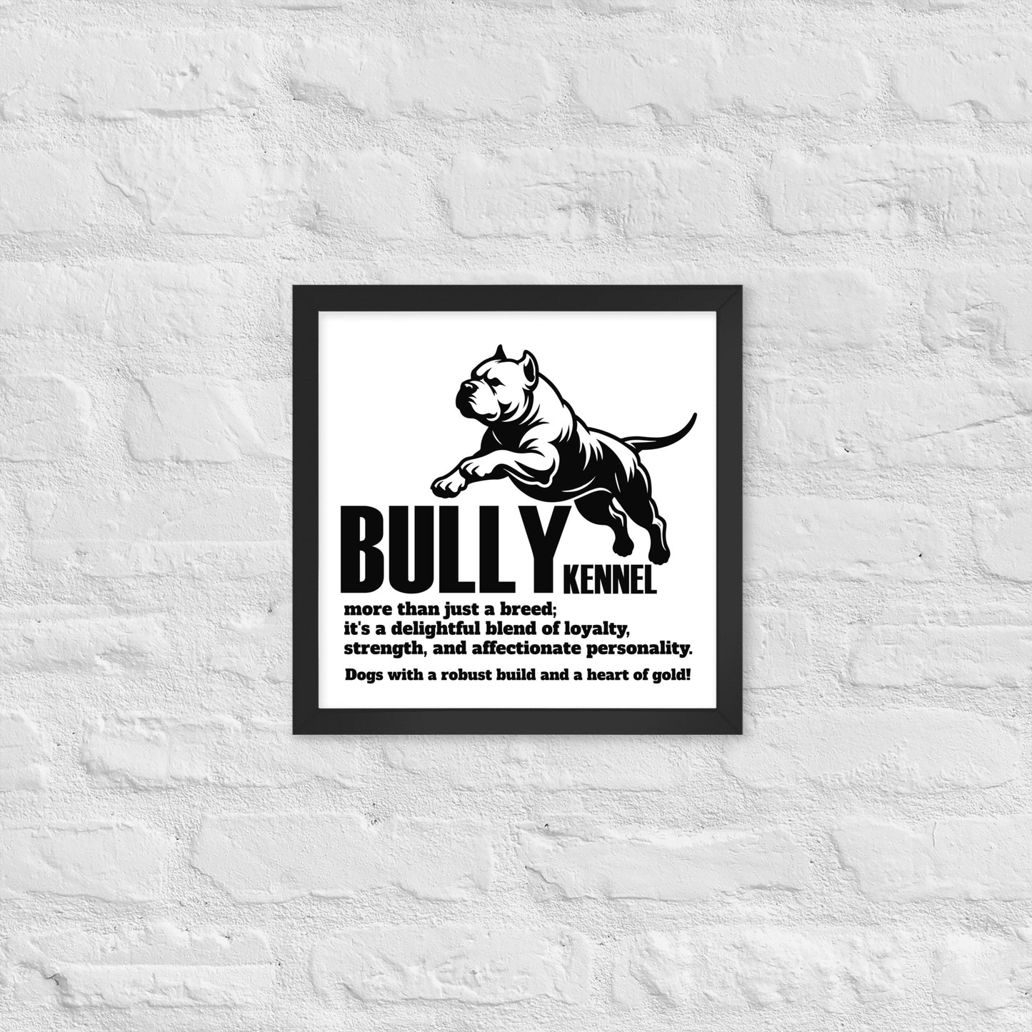 BULLY More Framed photo paper poster