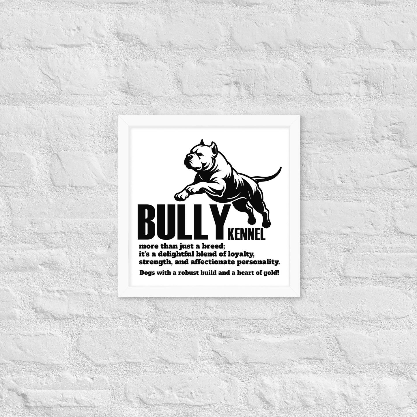 BULLY More Framed photo paper poster