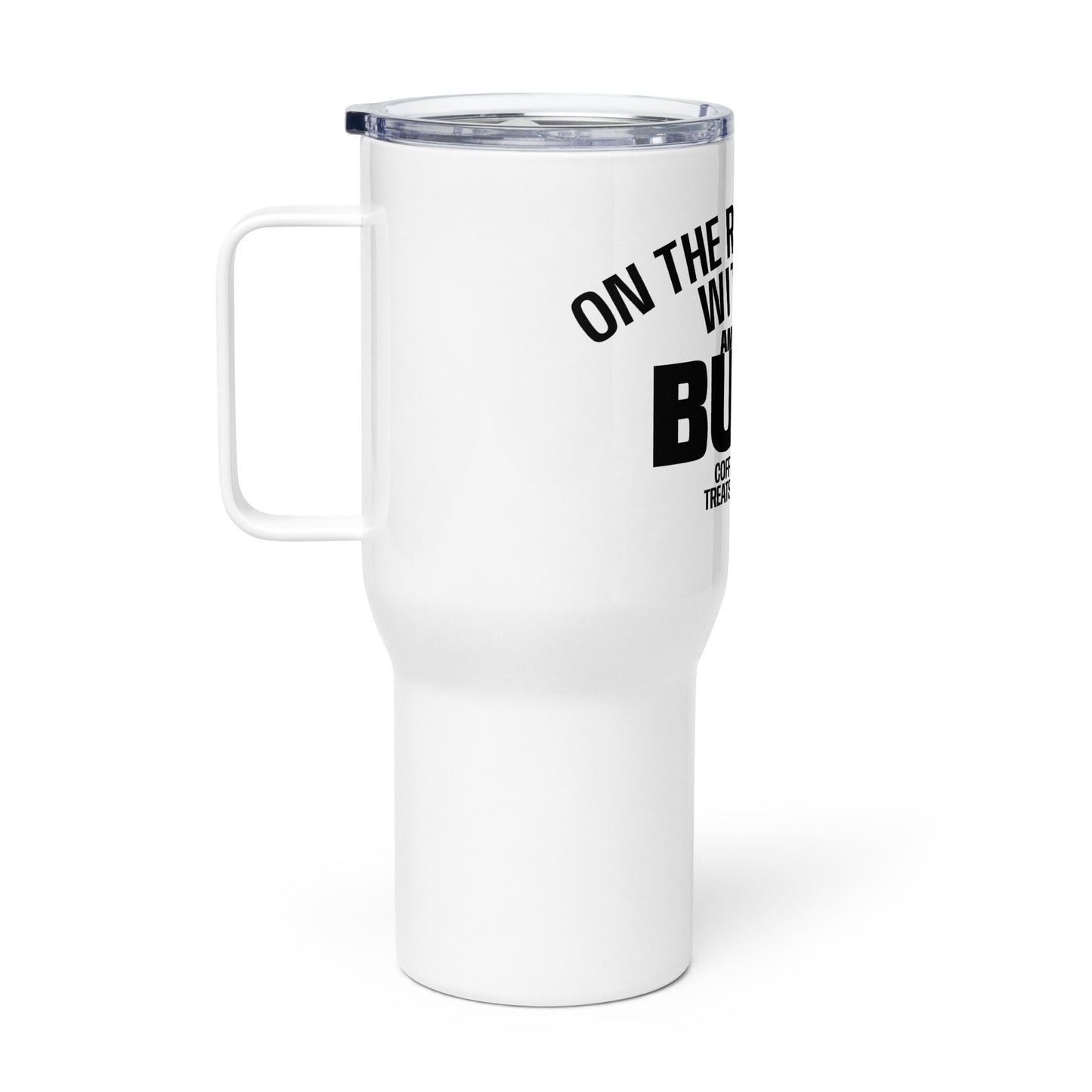 With my bully on the road again - Travel Mug