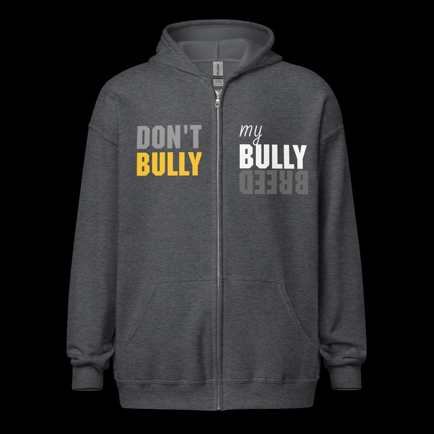 DON'T BULLY - blend zip hoodie - [BULLY_BRAND]