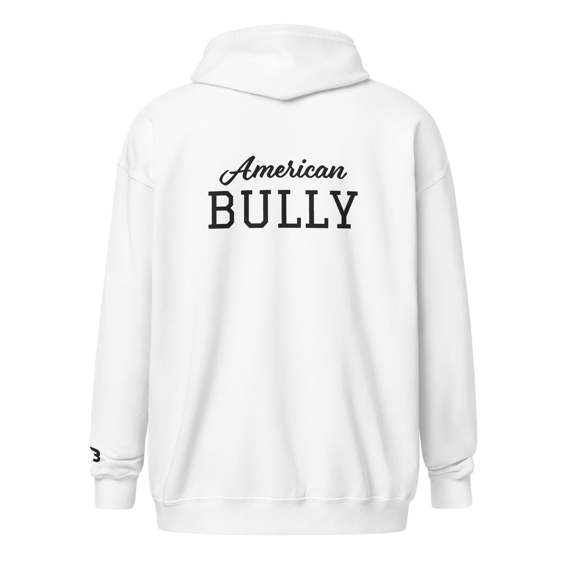 Unisex heavy blend Back Bully zip hoodie - [BULLY_BRAND]