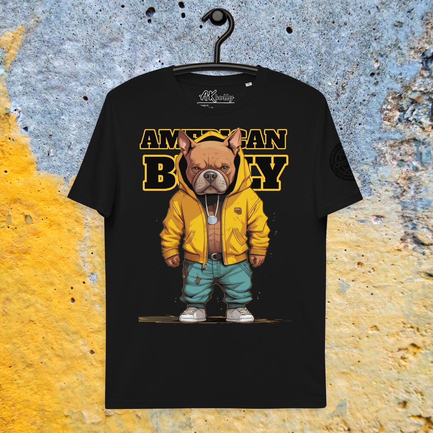 YELLOW organic cotton t-shirt - [BULLY_BRAND]