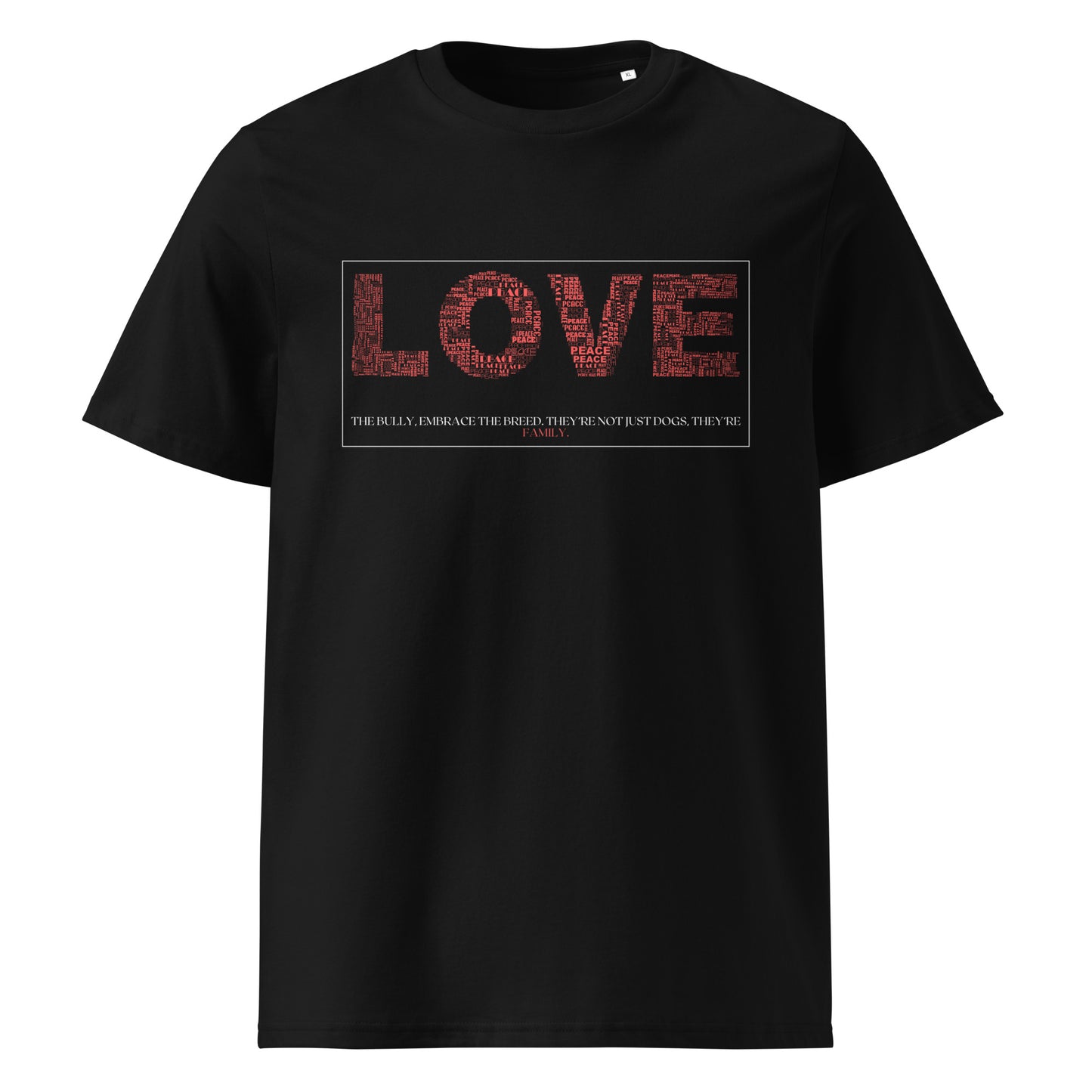 Unisex LOVE organic cotton t-shirt