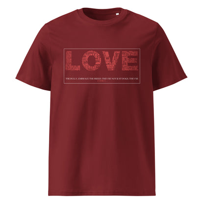 Unisex LOVE organic cotton t-shirt