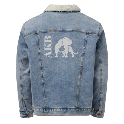 Unisex EB.J denim sherpa jacket