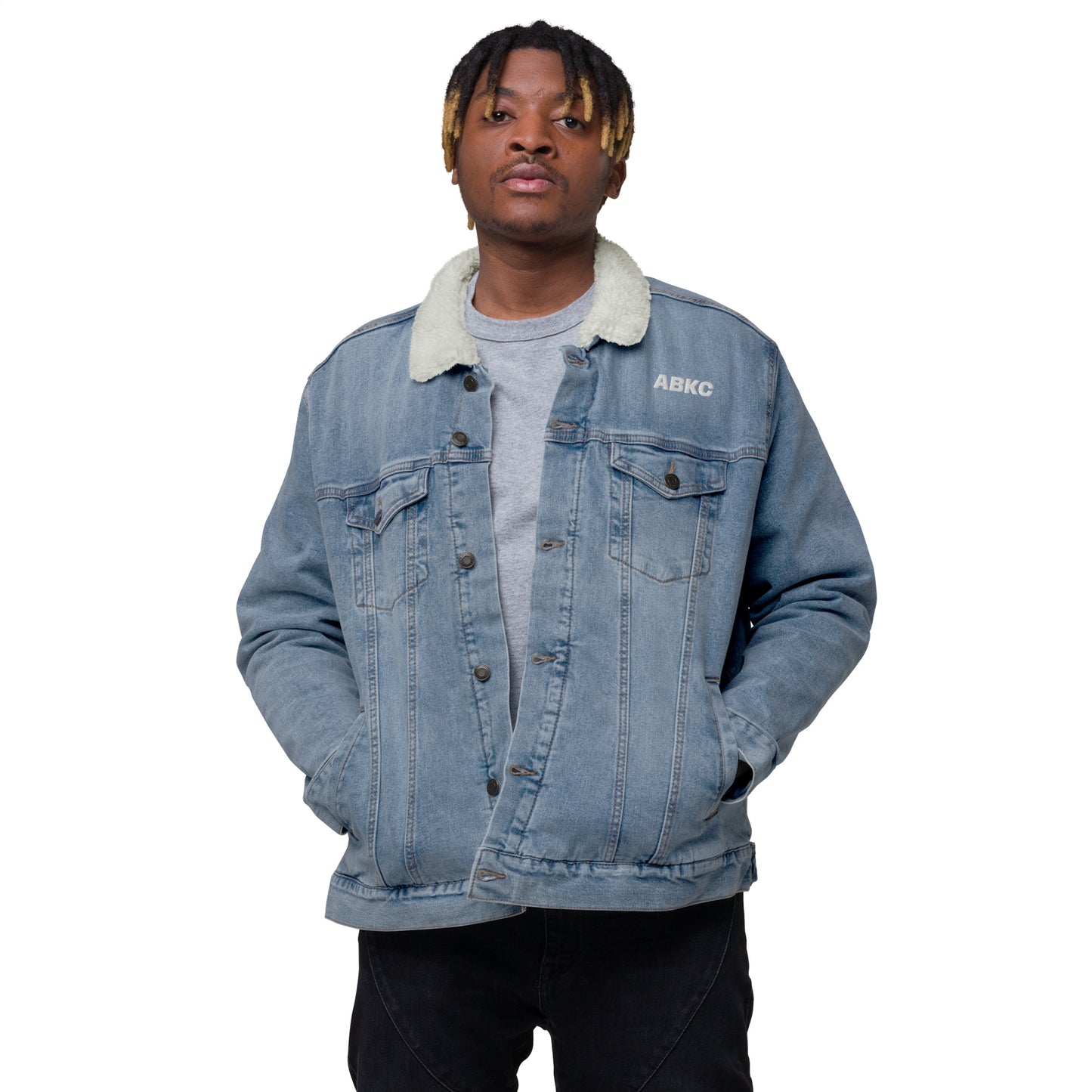 Mod3rn denim sherpa ABKC jacket - [BULLY_BRAND]