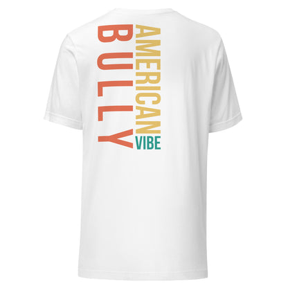 american bully colorful t-shirt