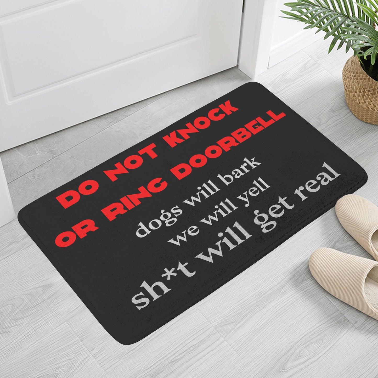 Plush Doormat - do not knock - [BULLY_BRAND]