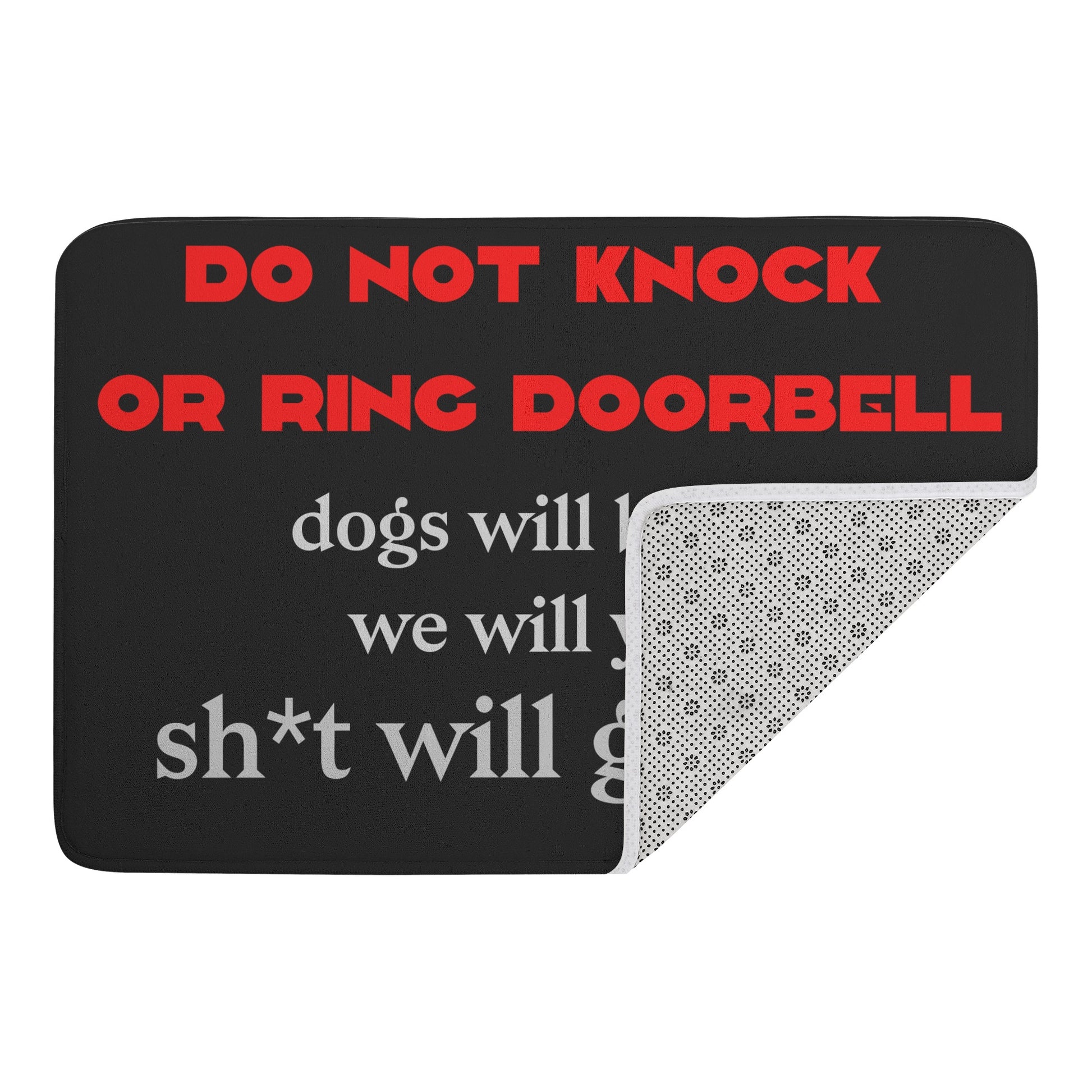 Plush Doormat - do not knock - [BULLY_BRAND]