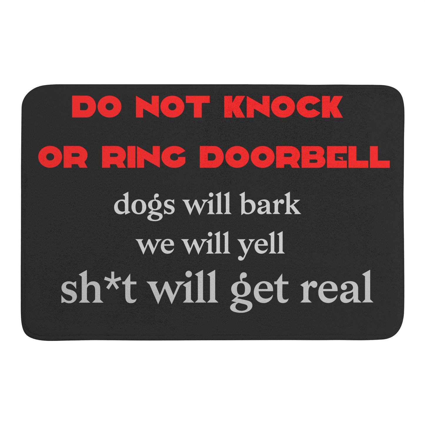 Plush Doormat - do not knock - [BULLY_BRAND]