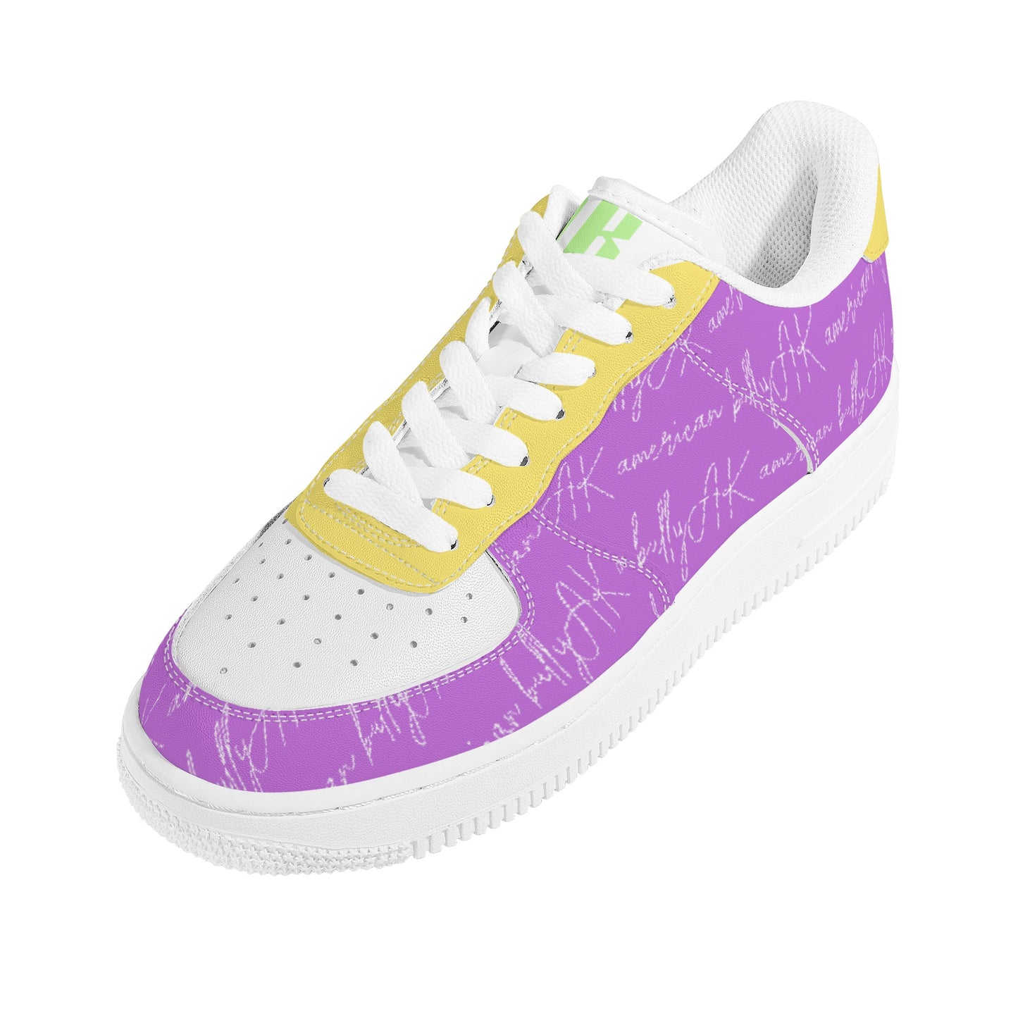 PURPLE AK Low Top Leather Shoes - [BULLY_BRAND]