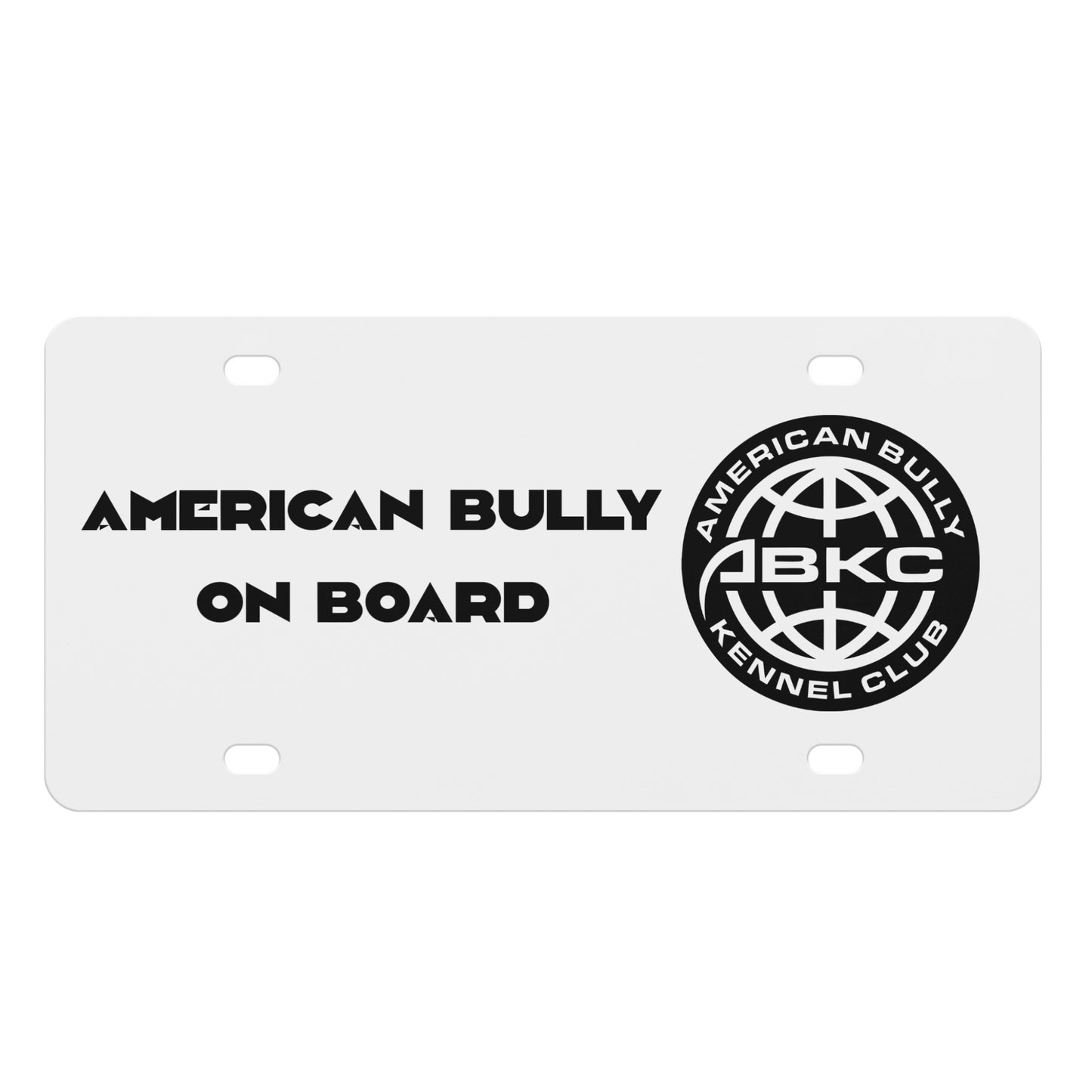 ABKC License Plates - [BULLY_BRAND]