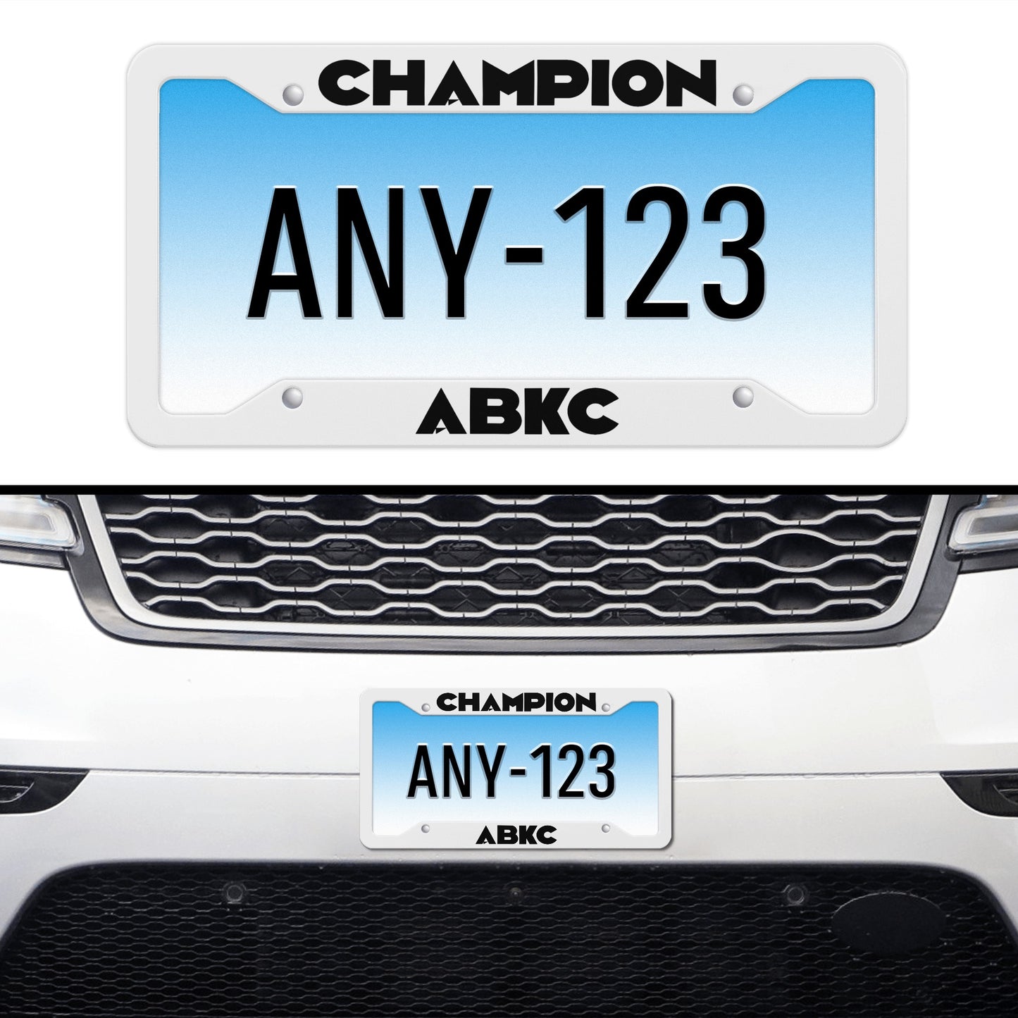 ABKC CHAMPION Plate Frames - [BULLY_BRAND]