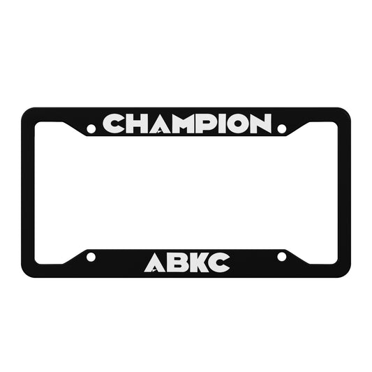 CHAMPION BLACK License Plate Frames - [BULLY_BRAND]