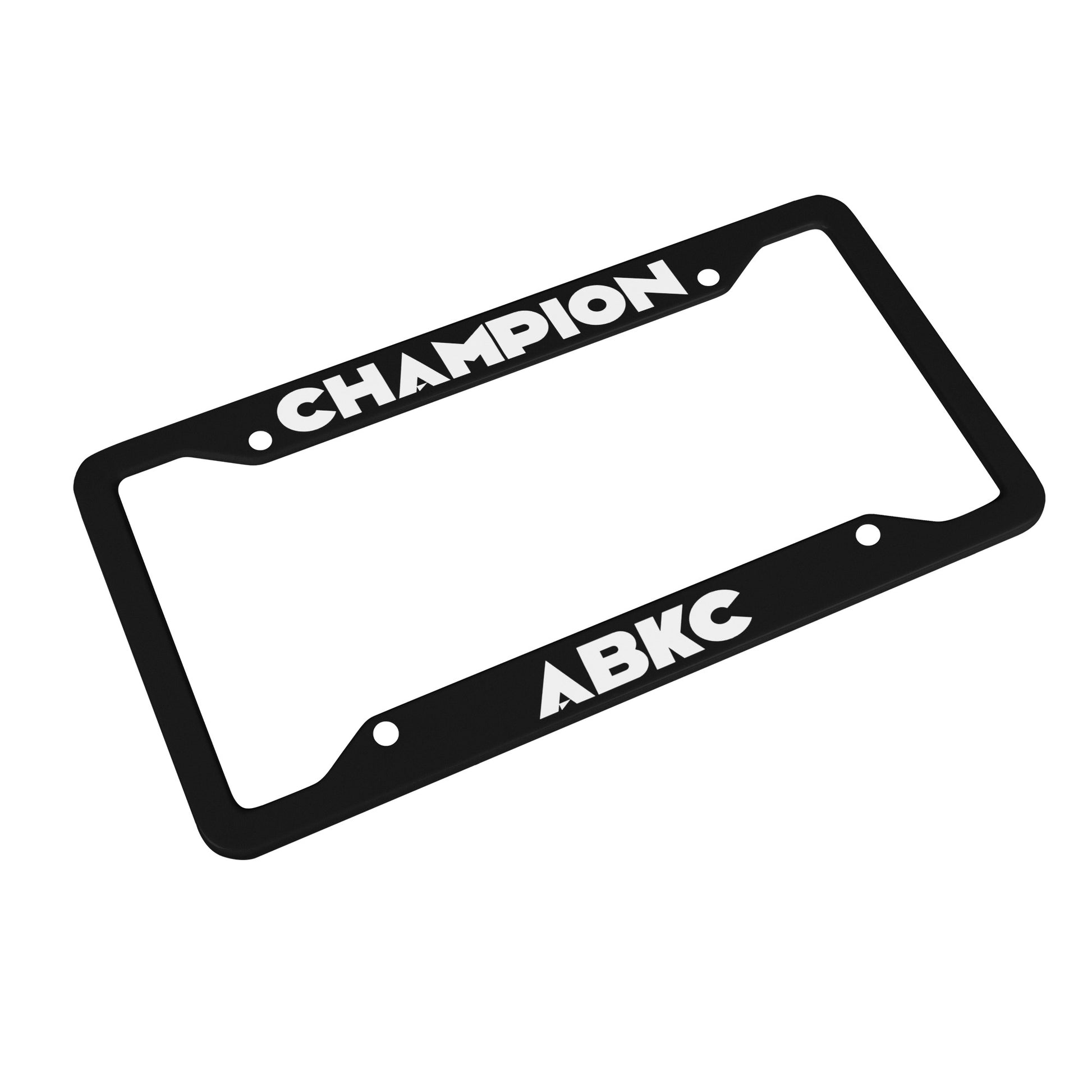 CHAMPION BLACK License Plate Frames - [BULLY_BRAND]