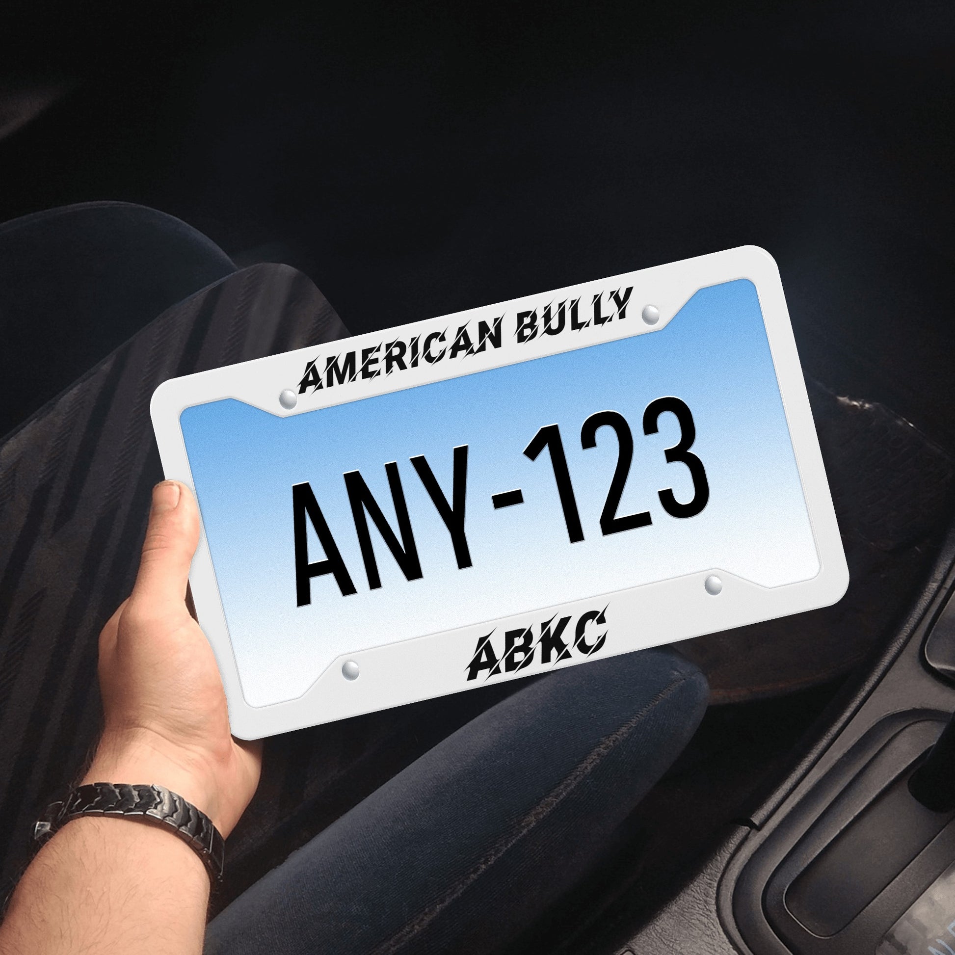 AMERICAN BULLY 2.0 License Plate Frames - [BULLY_BRAND]